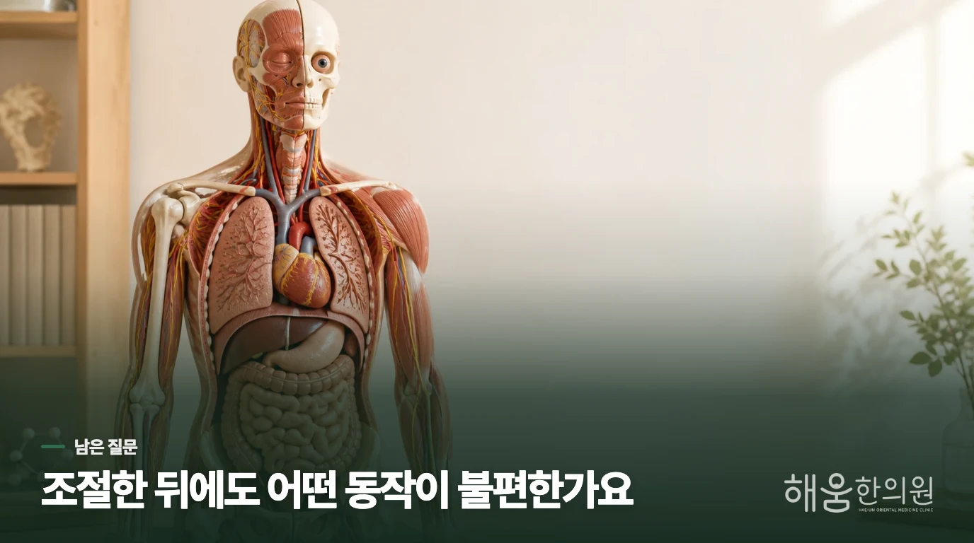 손이 떨린다는 말 다음에 필요한 설명