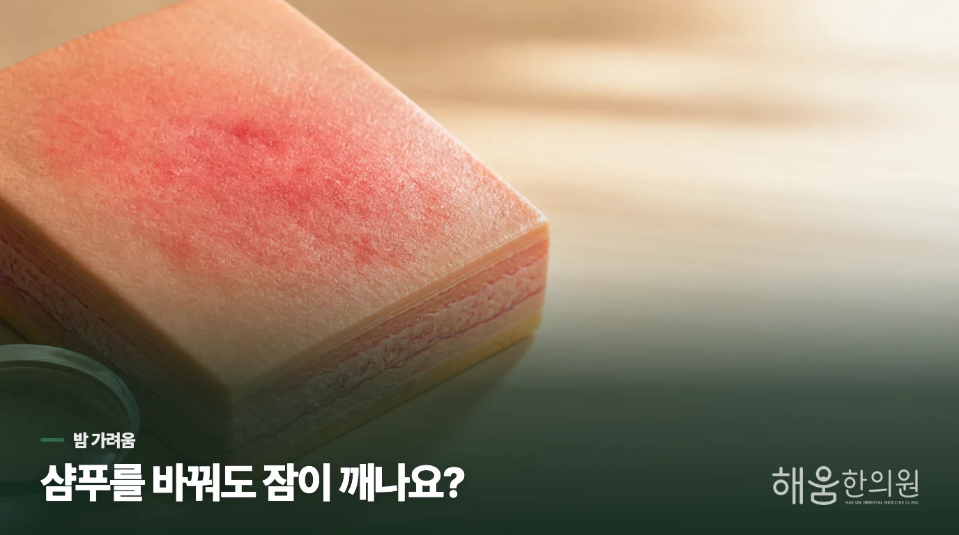 샴푸를 바꿔도 밤 가려움이 남는 이유