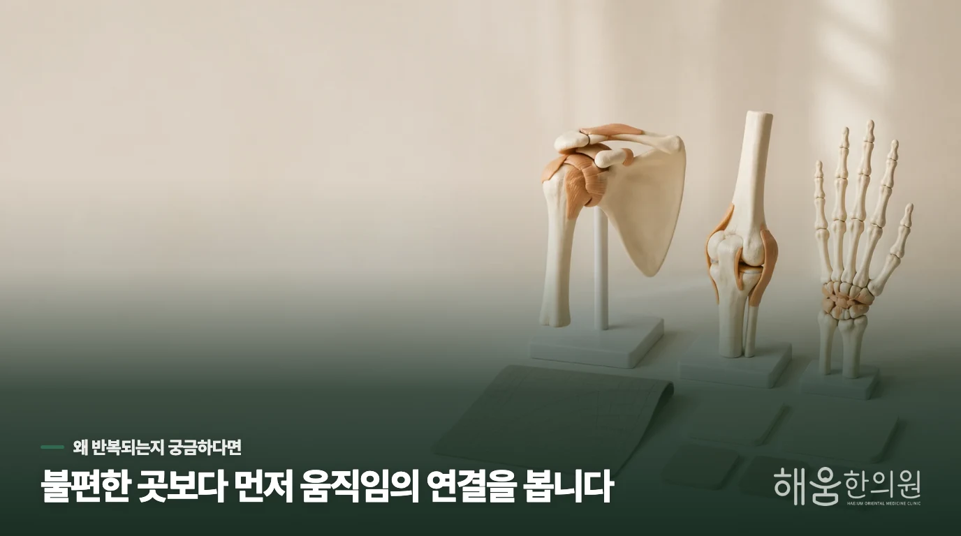 비가 오거나 습한 날에 통증이 더 심해지는 이유가 궁금합니다